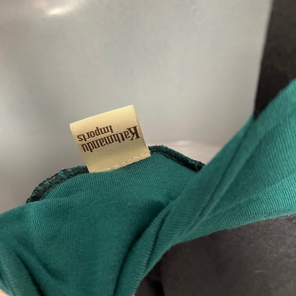 Green, Black, Swirls, Leaves, Owl, Dress. - Picture 6 of 7